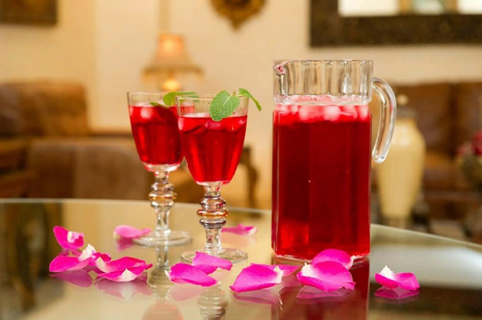 مشروبات رمضانية شراب الورد