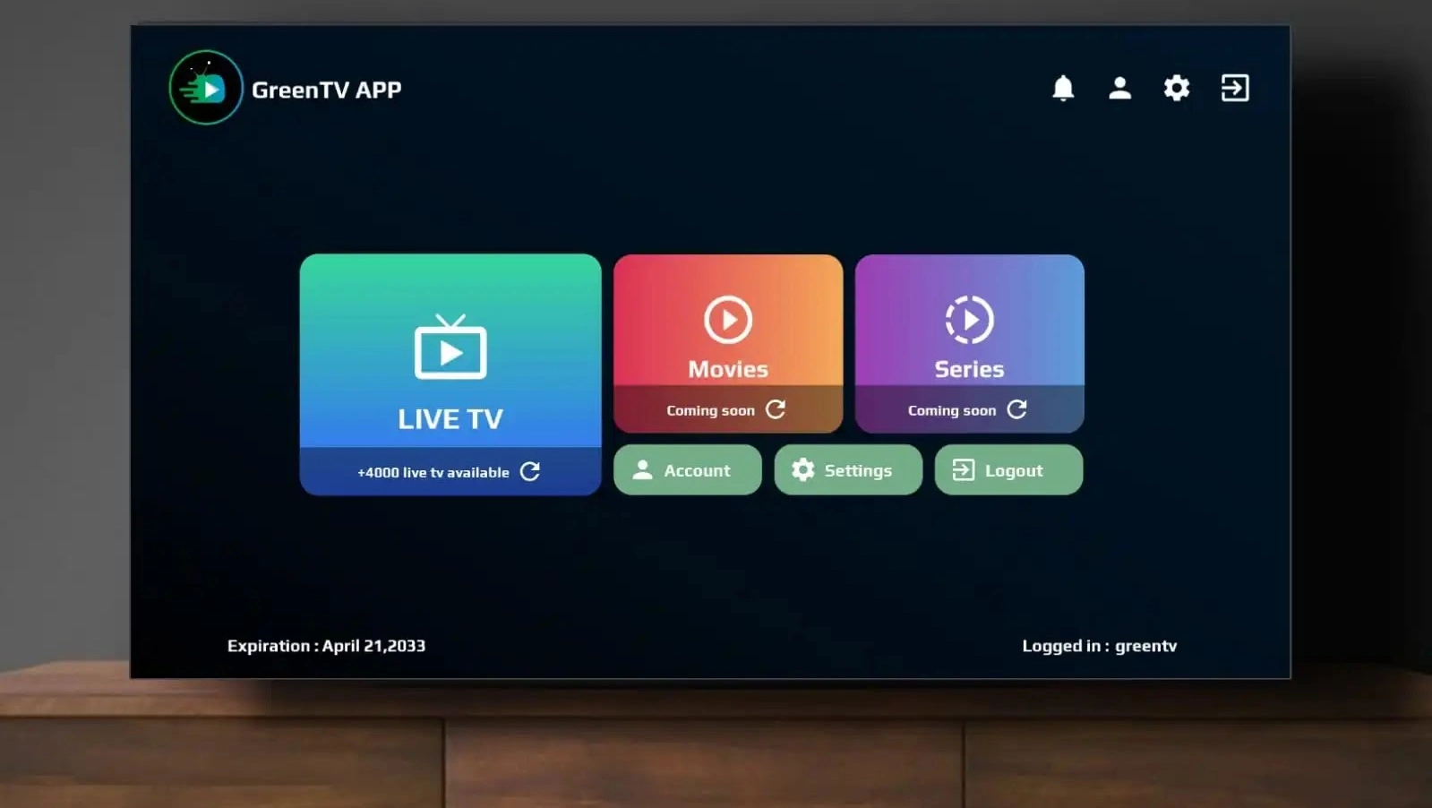 تطبيق Green TV برنامج لمتابعة المباراة لأجهزة الأندرويد