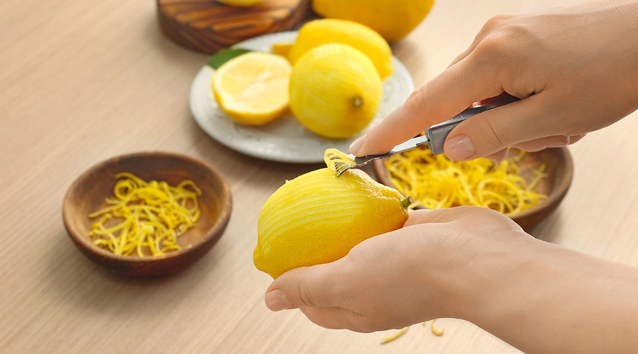 اقتراحات لأكل قشر الليمون