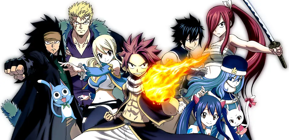 مسلسل ذيل الجنية فيري تيل Fairy Tail قصة من الخيال والسحر من أفضل مسلسلات انمي