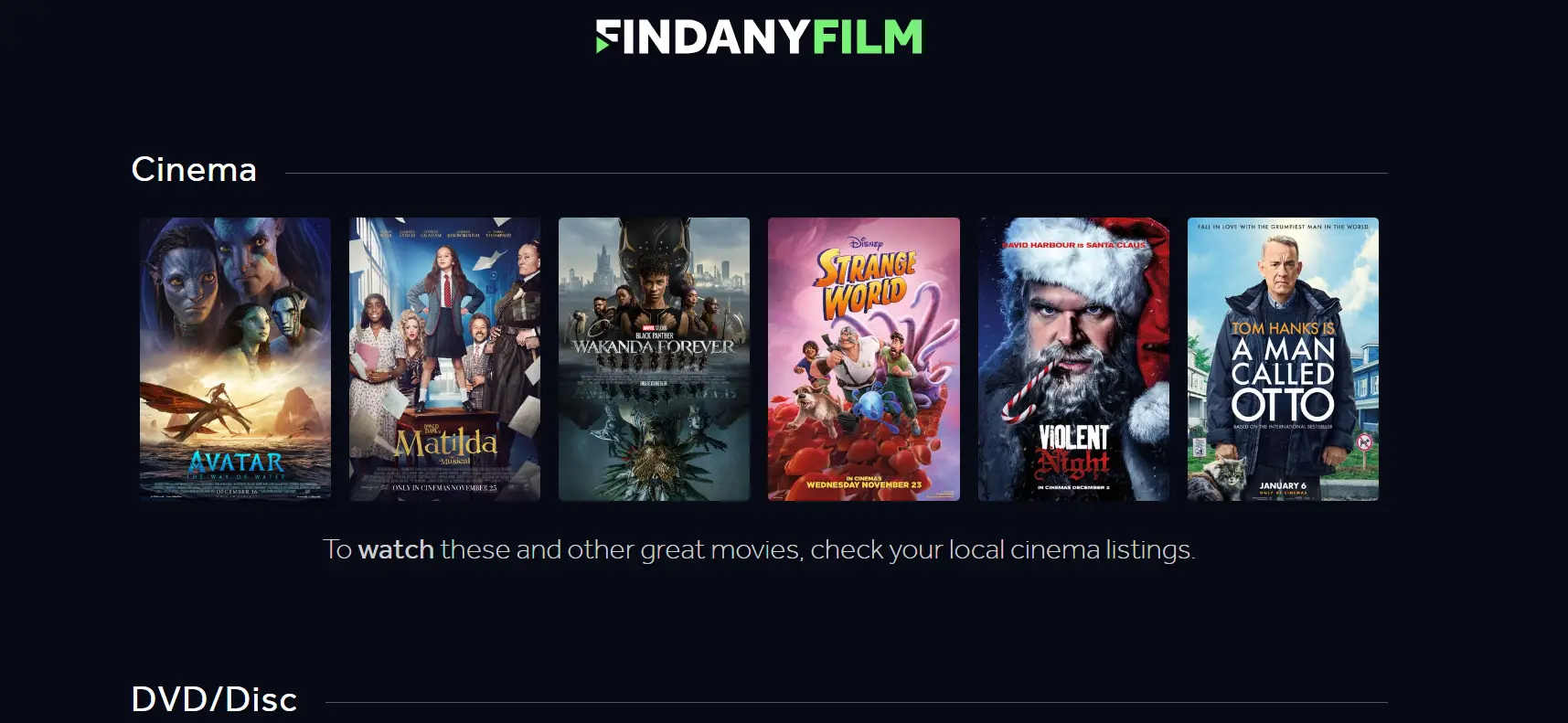 الطريقة السابعة: موقع FINDANYFILM