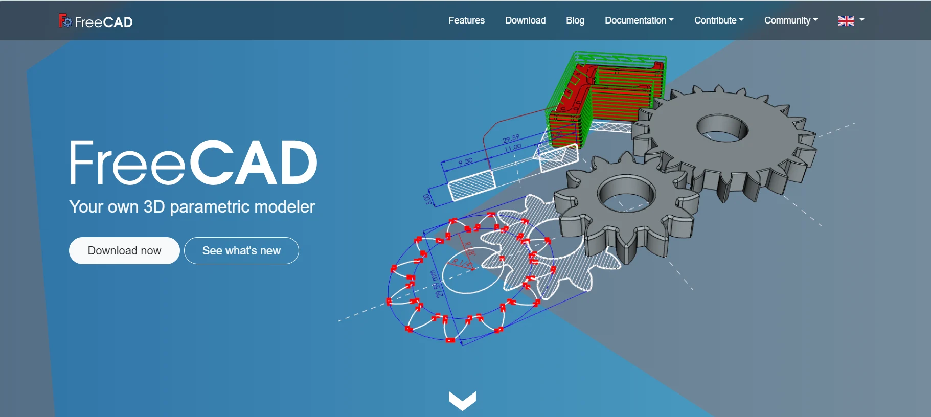 برنامج FreeCAD | أفضل برنامج رسم مخططات هندسية ميكانيكية