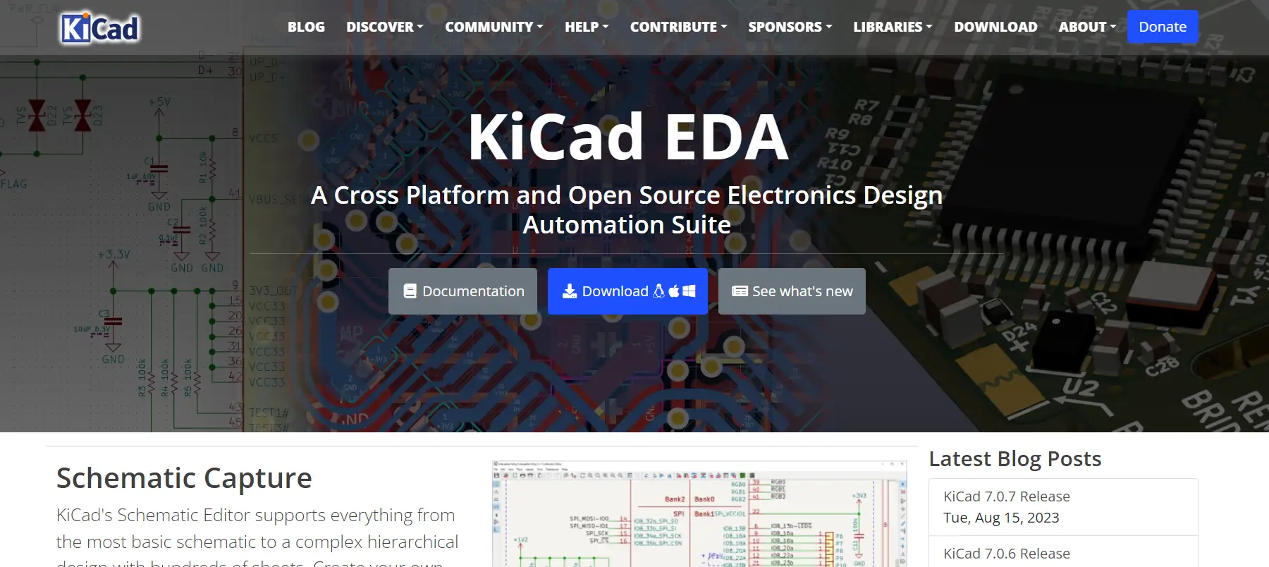 برنامج KiCAD | أفضل برنامج رسم مخططات هندسية كهربائية 